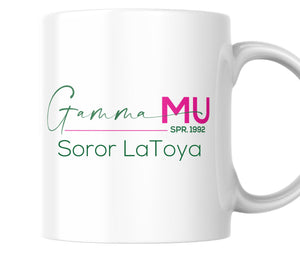 Gamma Mu Made Chapter Tumbler OR MUG