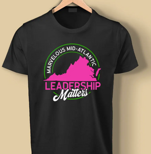 Hot Pink Mid Atlantic Leadership Matters T-Shirt