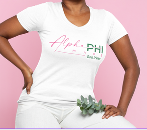 Alpha Phi Made Year T-shirt