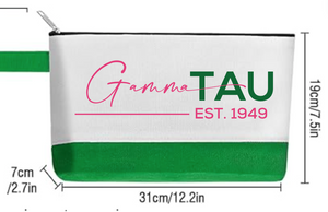 Gamma Tau Make Up Bag