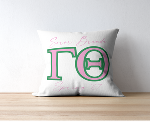 Gamma Theta Pretty  Pillowcase