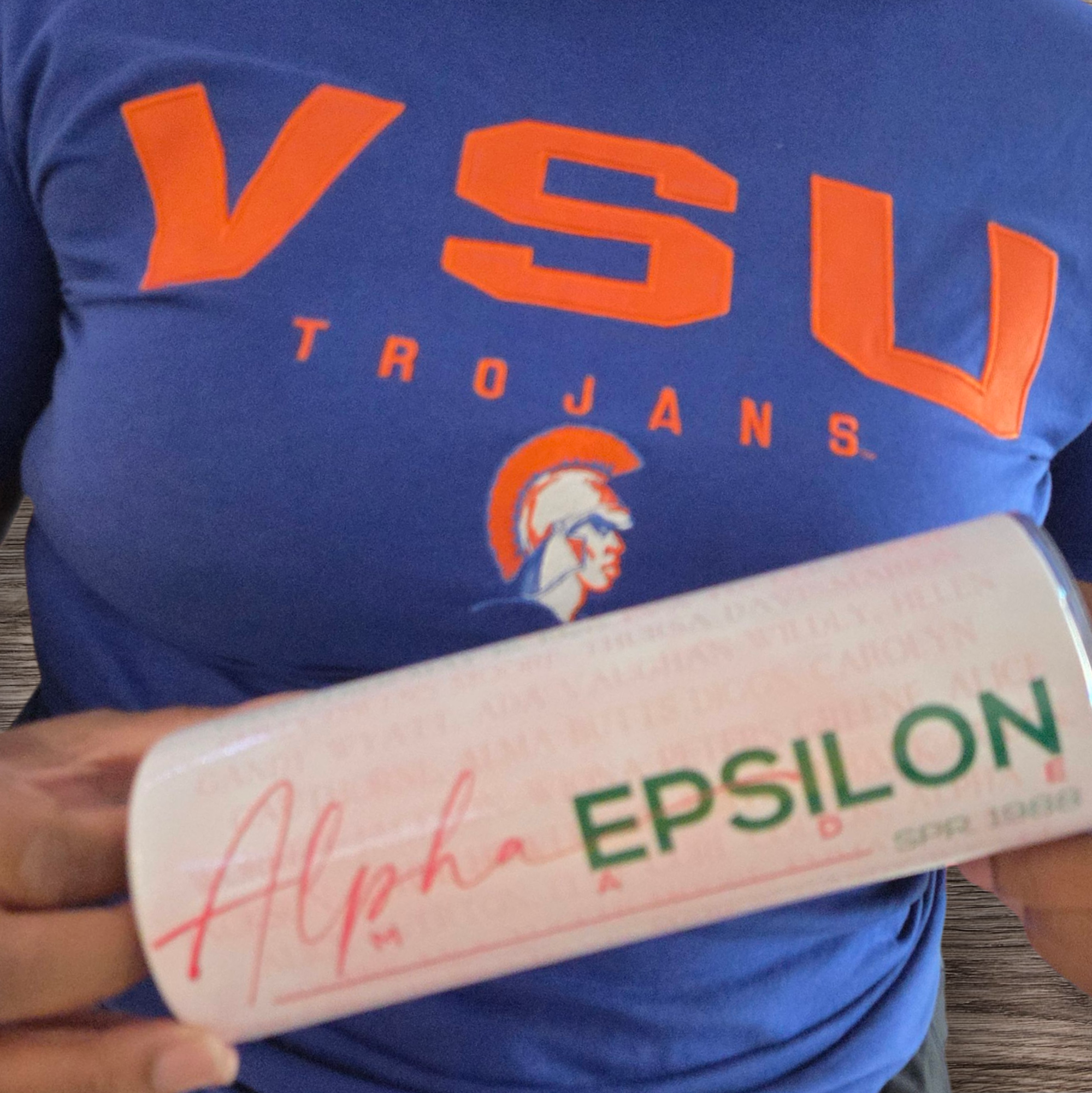 Alpha Epsilon Made Tumbler
