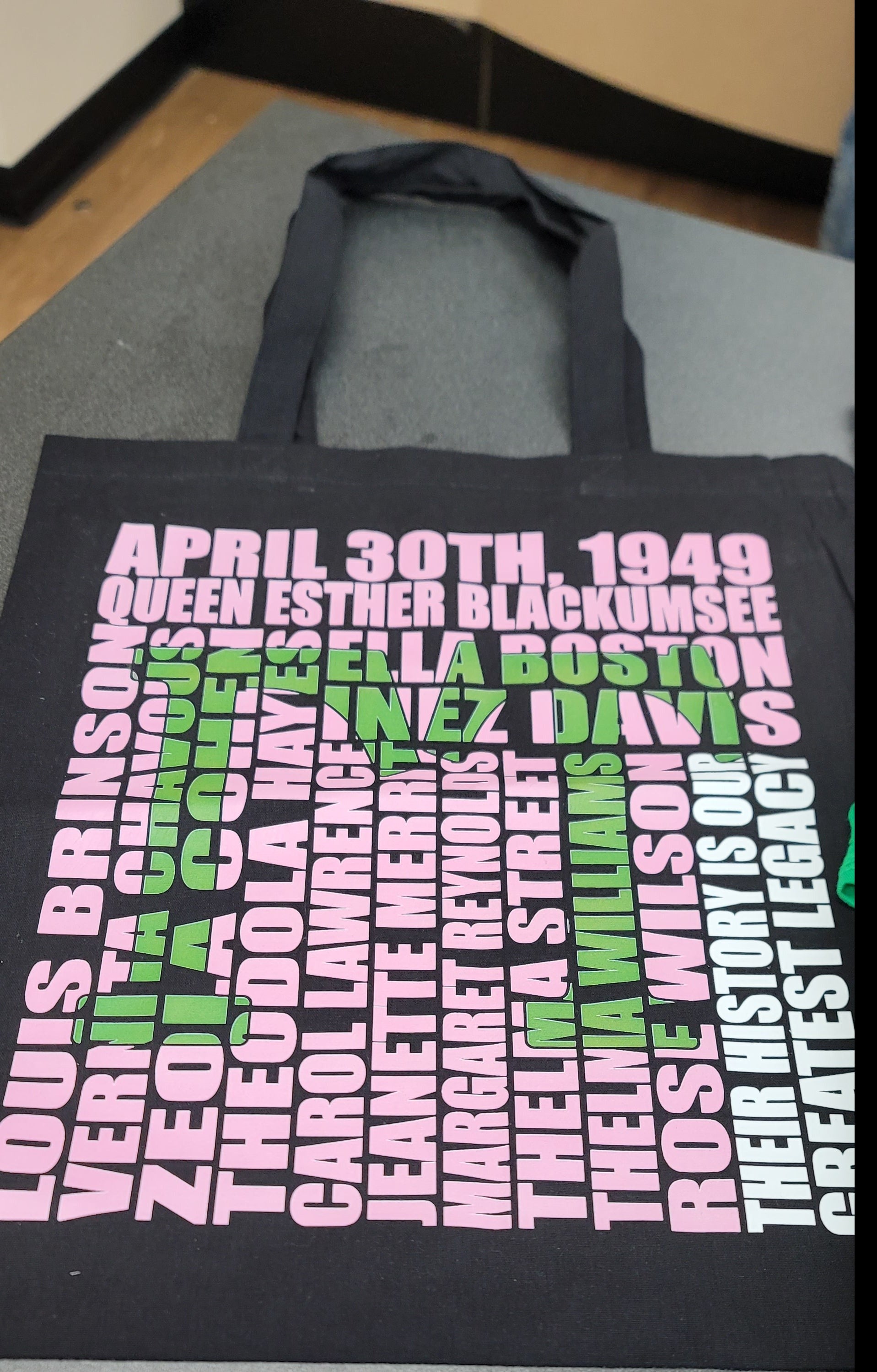 Gamma Tau Charter Members Tote Bag