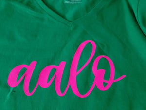 AALO T-shirt (Ladies V-neck)