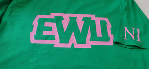 EWU Pink &Green  with Chapter Name