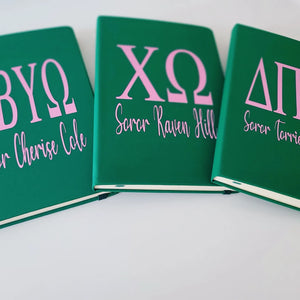 Personalized Chapter  Notebooks